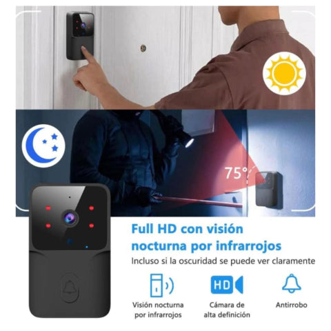 Timbre Inalámbrico Con Cámara 1080 Hd
