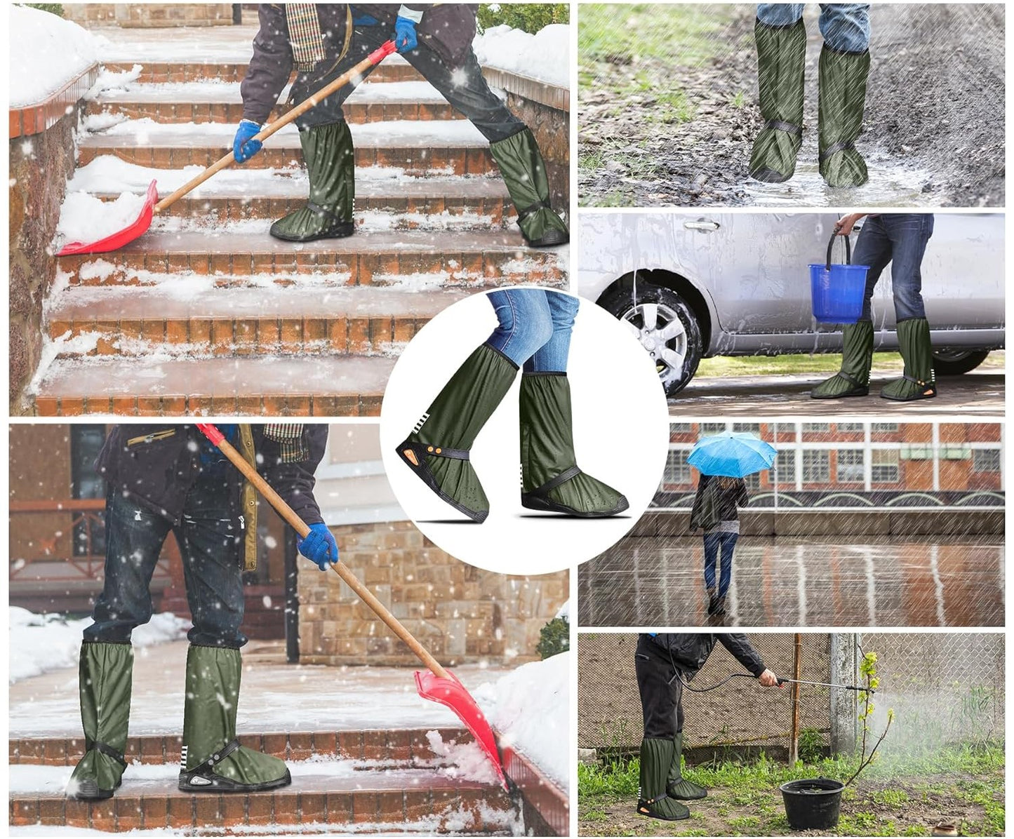 Botas de Lluvia con Cierre – Comodidad, Estilo e Impermeabilidad Total