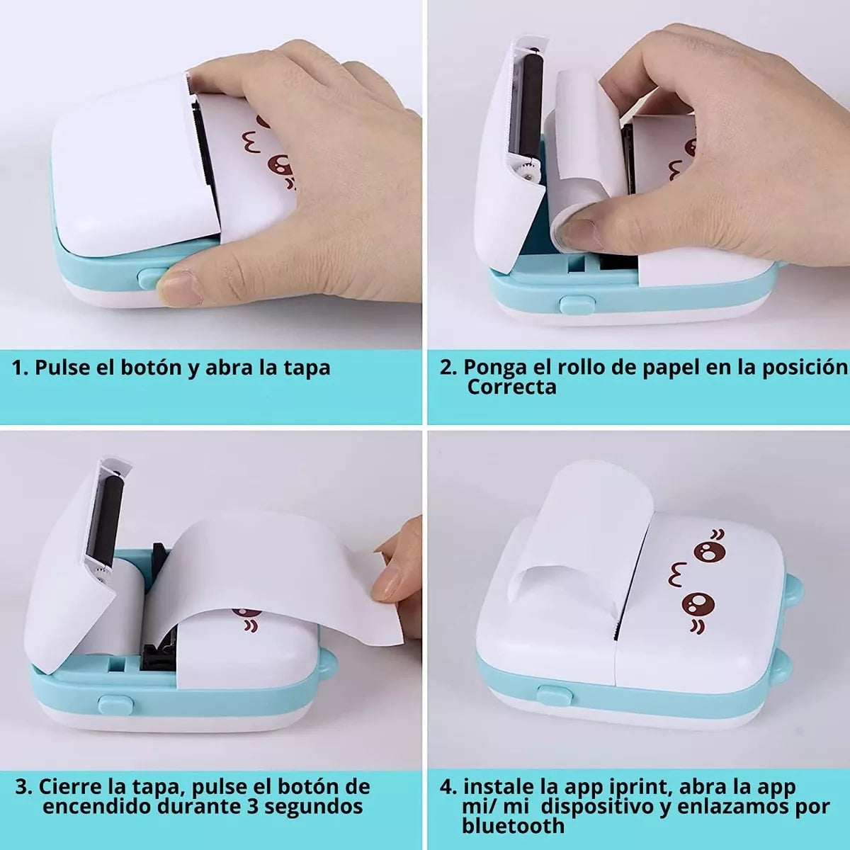 Mini Impresora Térmica Portátil Bluetooth