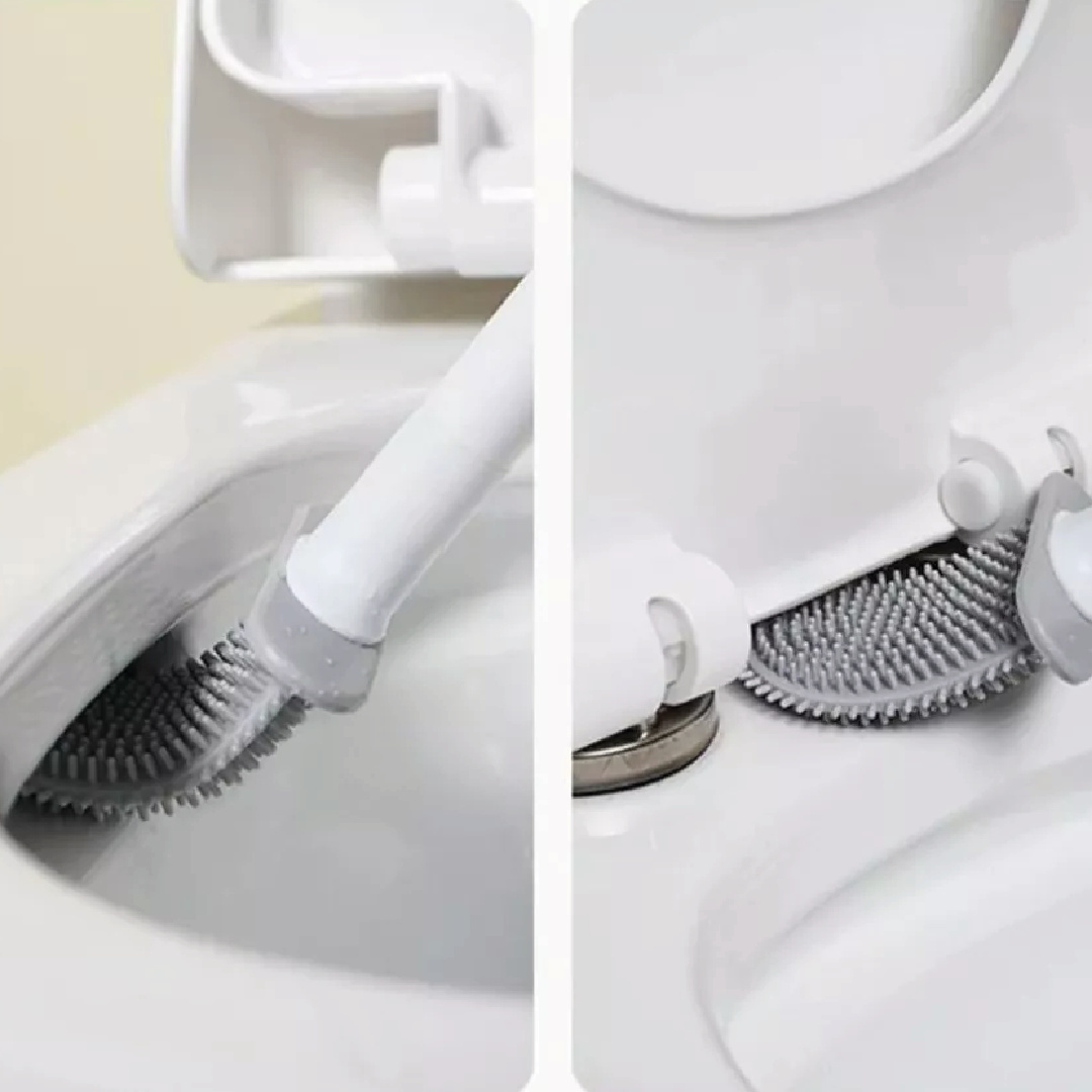 Cepillo para WC de silicona flexible