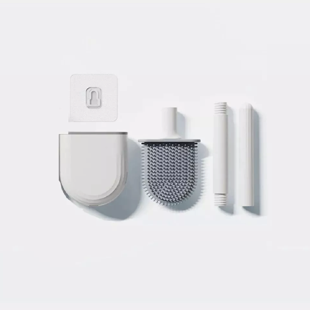 Cepillo para WC de silicona flexible