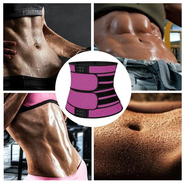 👗 Faja Reductora Térmica Doble Cierre – Cintura Definida y Abdomen Plano