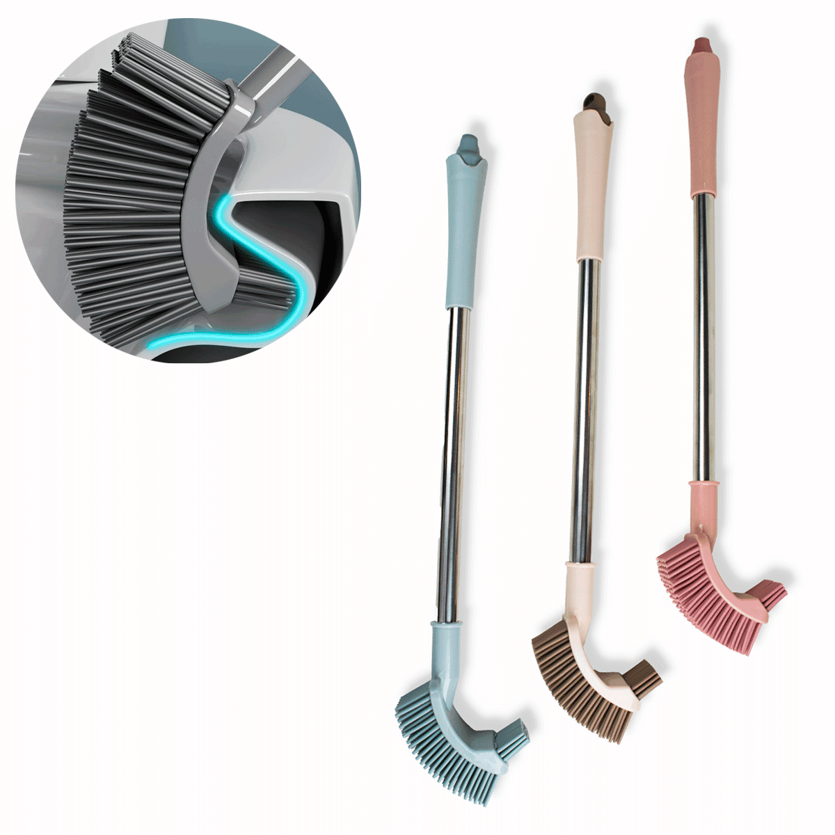 Cepillo de Baño Doble de Silicona – Limpieza Eficaz e Higiénica