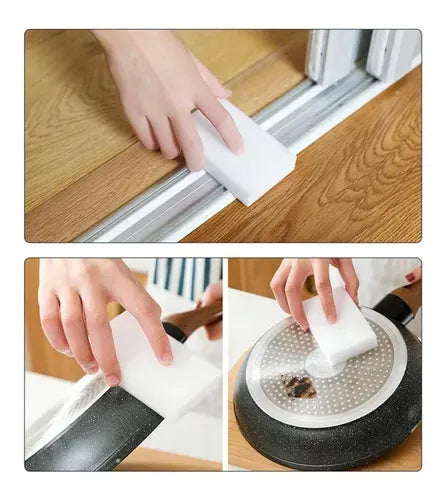 Esponja Mágica Para Limpieza Pesada Blíster X3u