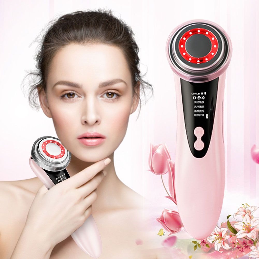 CLEOSKIN - Masajeador Facial eléctrico con Fototerapia