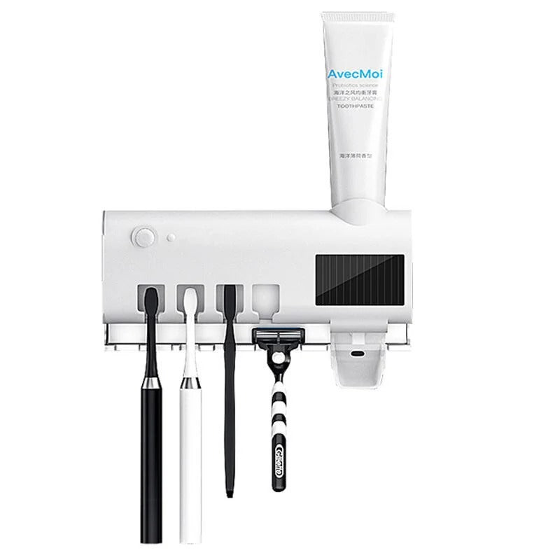 Dispensador De Pasta Dental y Soporte Para Cepillos