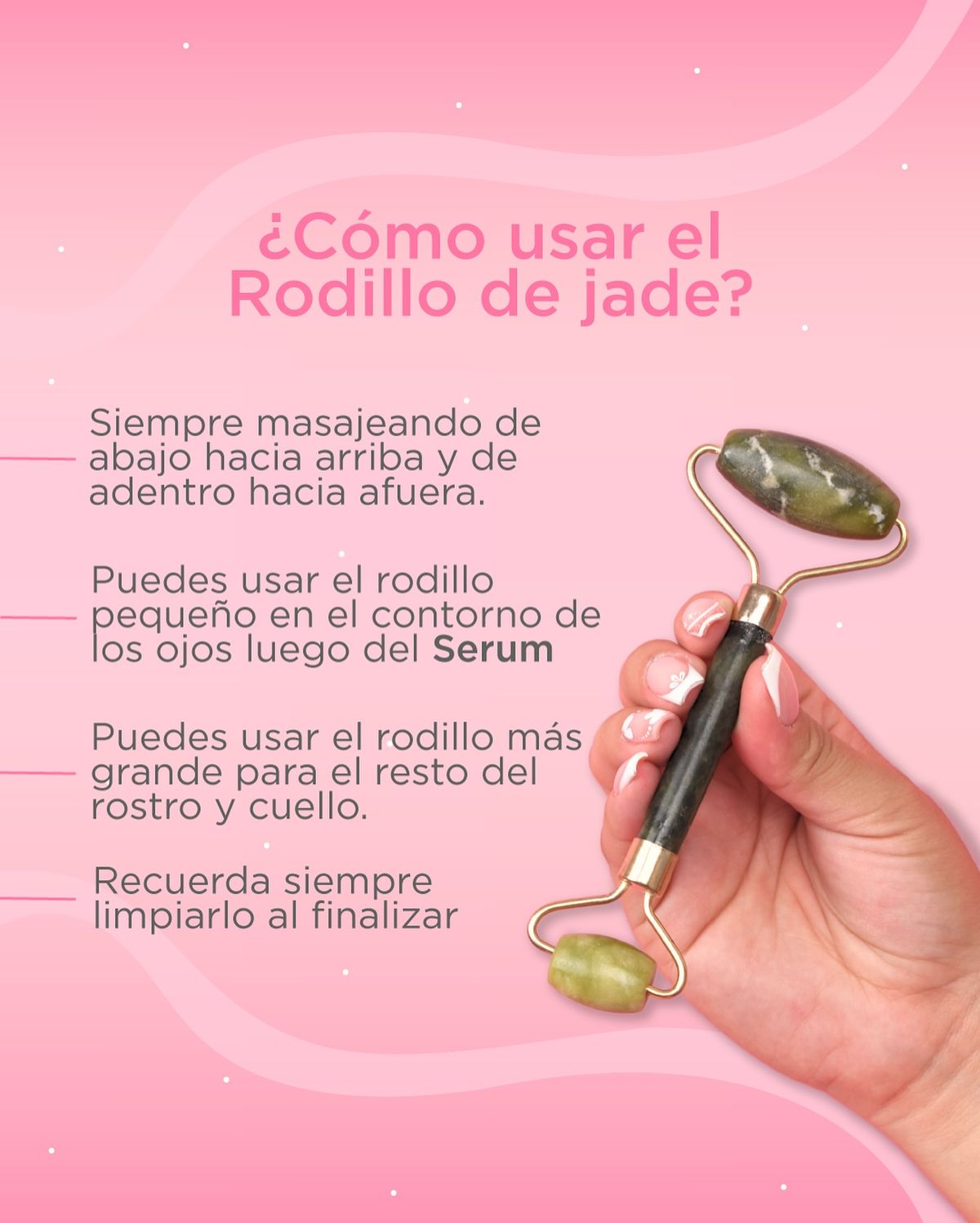 Rodillo de Jade – Relaja y Rejuvenece tu Piel