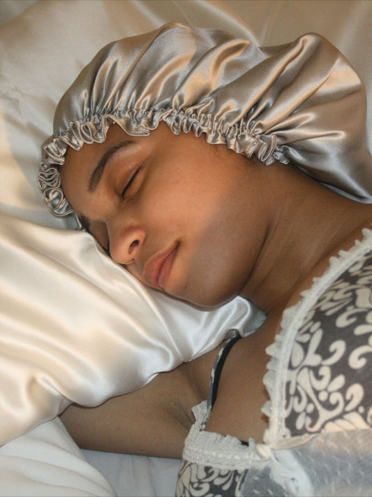 Gorro Satén Anti Frizz para Dormir – Despierta con Cabello Perfecto