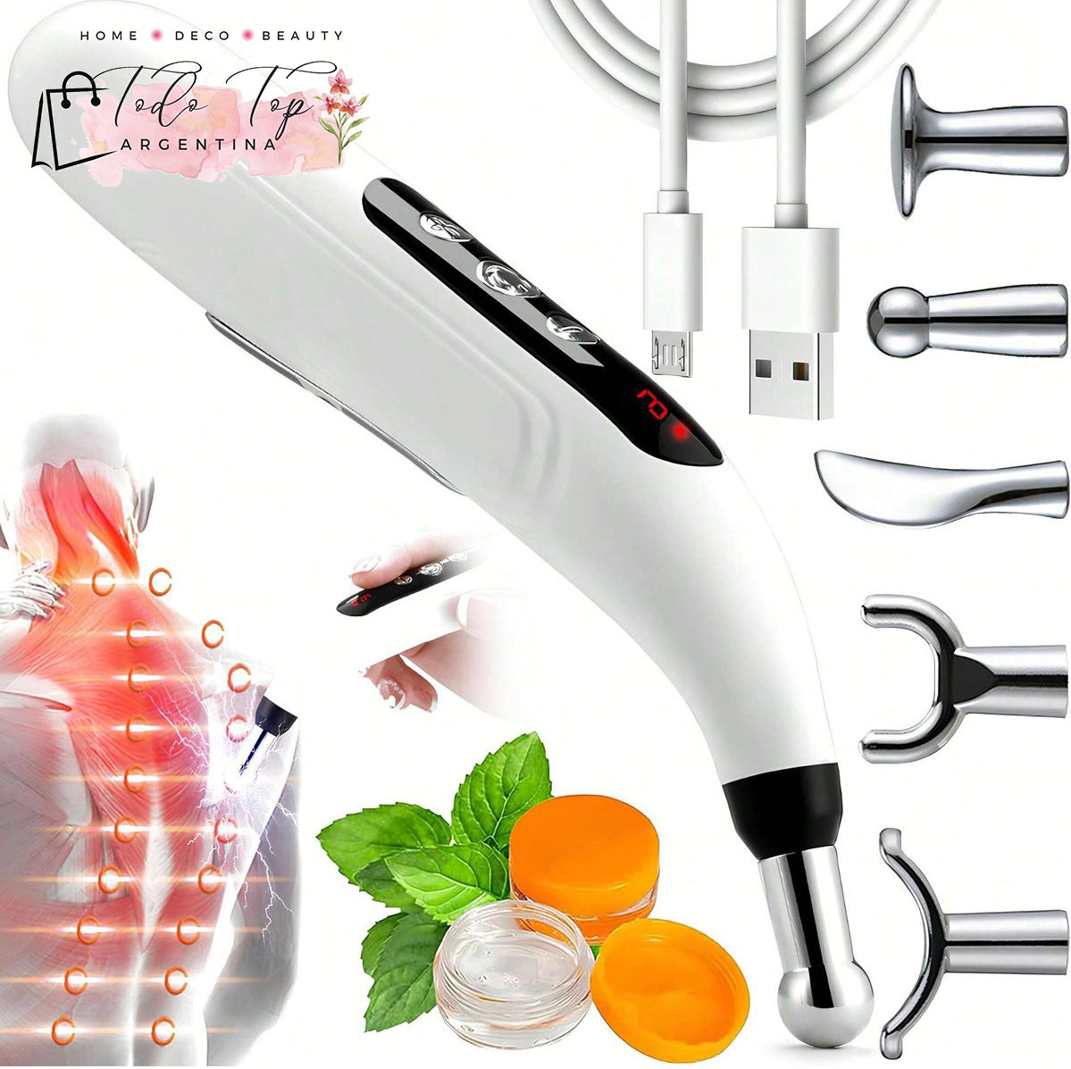 Masajeador de Acupuntura Manual – Relajación Natural al Alcance de tu Mano