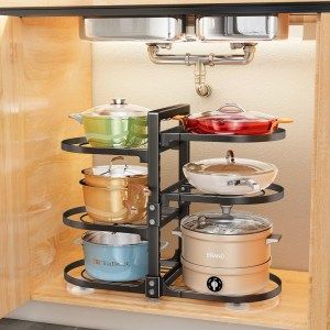 Organizador para Ollas y Sartenes – Orden y Comodidad en tu Cocina