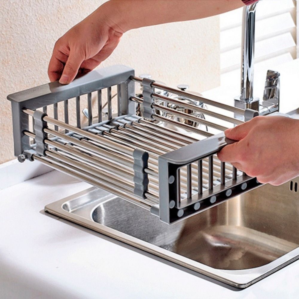Escurridor de Verduras Extensible para Bacha – Comodidad y Practicidad en tu Cocina