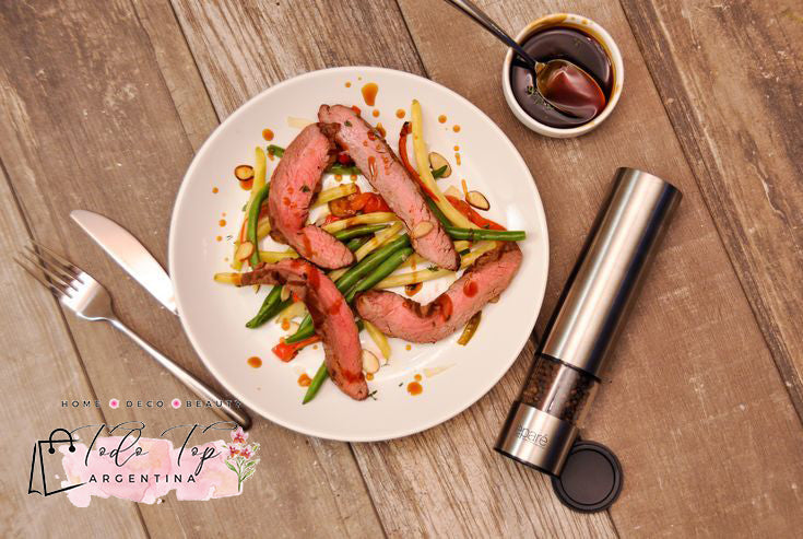 Molino Pimentero de Pistón – Sazona tus Platillos con Estilo Gourmet
