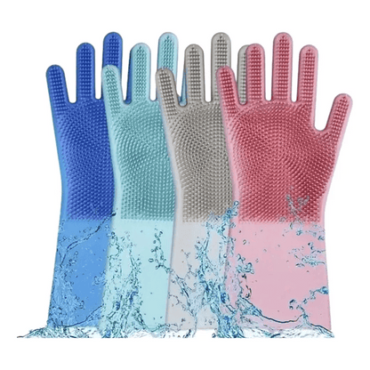 Guantes De Silicona Multiuso Para Limpieza - 1 PAR