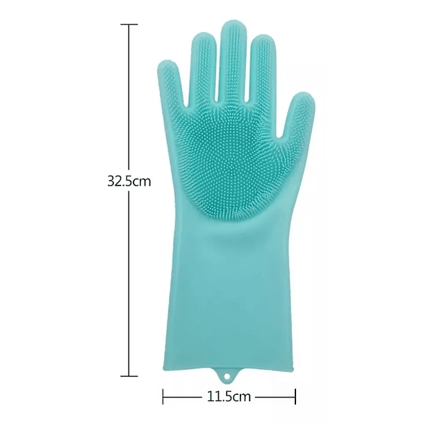 Guantes De Silicona Multiuso Para Limpieza - 1 PAR