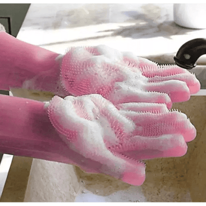 Guantes De Silicona Multiuso Para Limpieza - 1 PAR