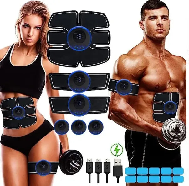 Estimulador Muscular Recargable Usb Brazos / Abdomen