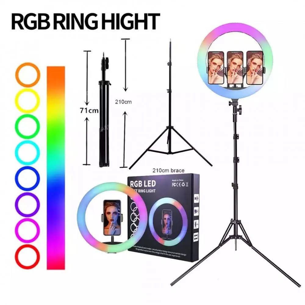 💡 Aro LED 10” RGB con Trípode 2.1m – Iluminación Profesional para tus Contenidos