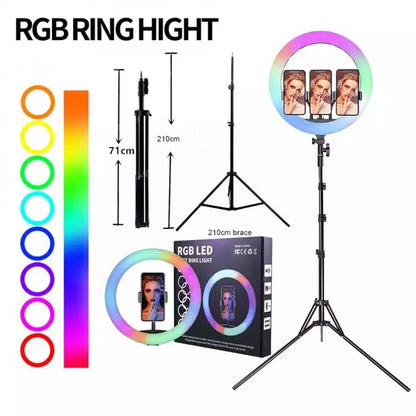 💡 Aro LED 10” RGB con Trípode 2.1m – Iluminación Profesional para tus Contenidos