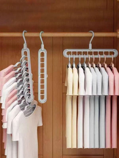 Percha Organizadora 9 Orificios – Orden y Espacio en tu Armario