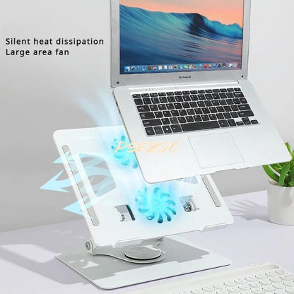 💻 Soporte Metálico Ajustable para Notebook y Tablet – Ergonómico & Plegable