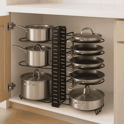 Organizador para Ollas y Sartenes – Orden y Comodidad en tu Cocina