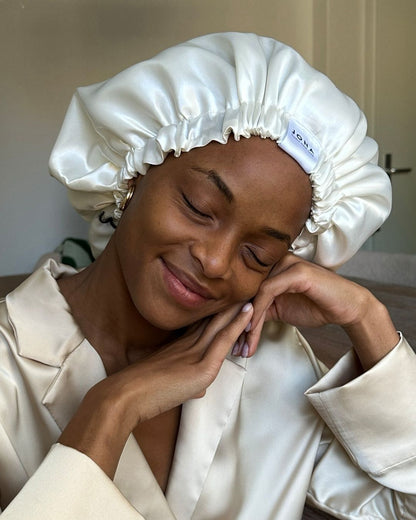 Gorro Satén Anti Frizz para Dormir – Despierta con Cabello Perfecto