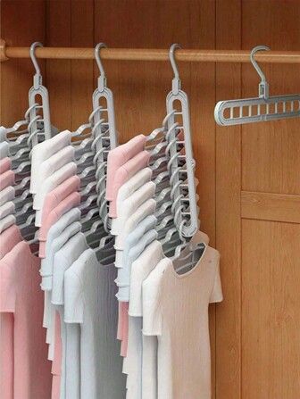 Percha Organizadora 9 Orificios – Orden y Espacio en tu Armario