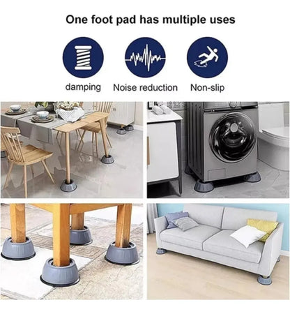 Soporte Base x4 Patas para Lavarropas – Estabilidad y Protección