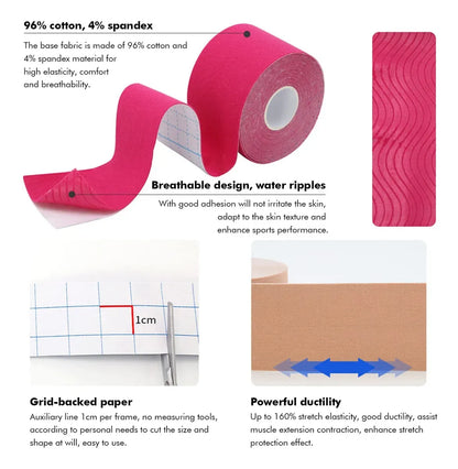 Cinta Kinesiologica Kinesiotape 5cm X 5 Metros