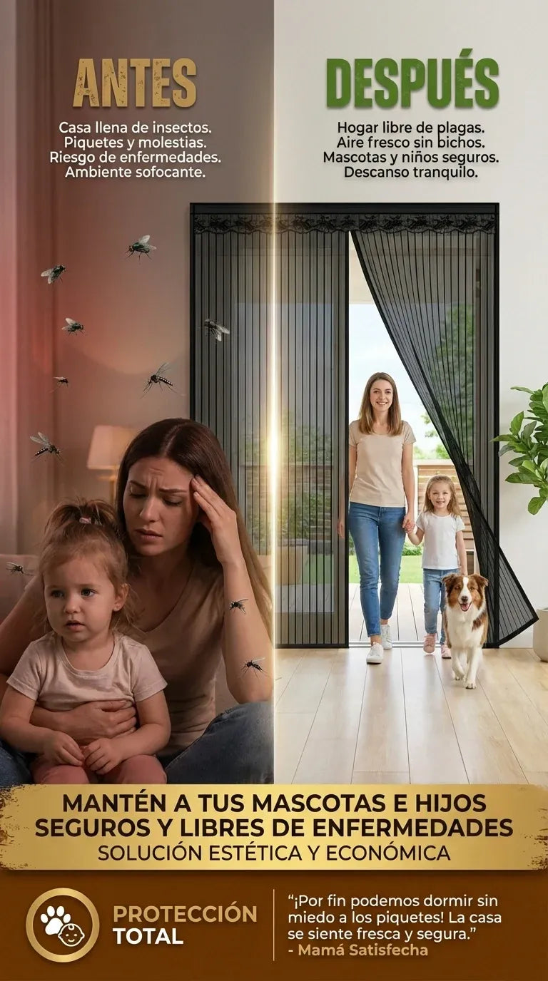 🦟 Malla Magnética Anti Mosquitos