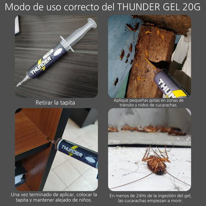 Jeringa Mata Cucarachas - Cebo Gel+