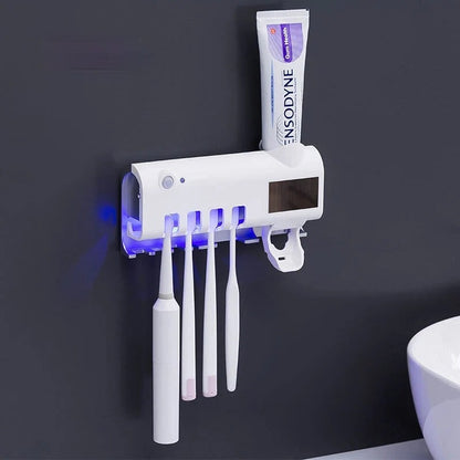 Dispensador De Pasta Dental y Soporte Para Cepillos