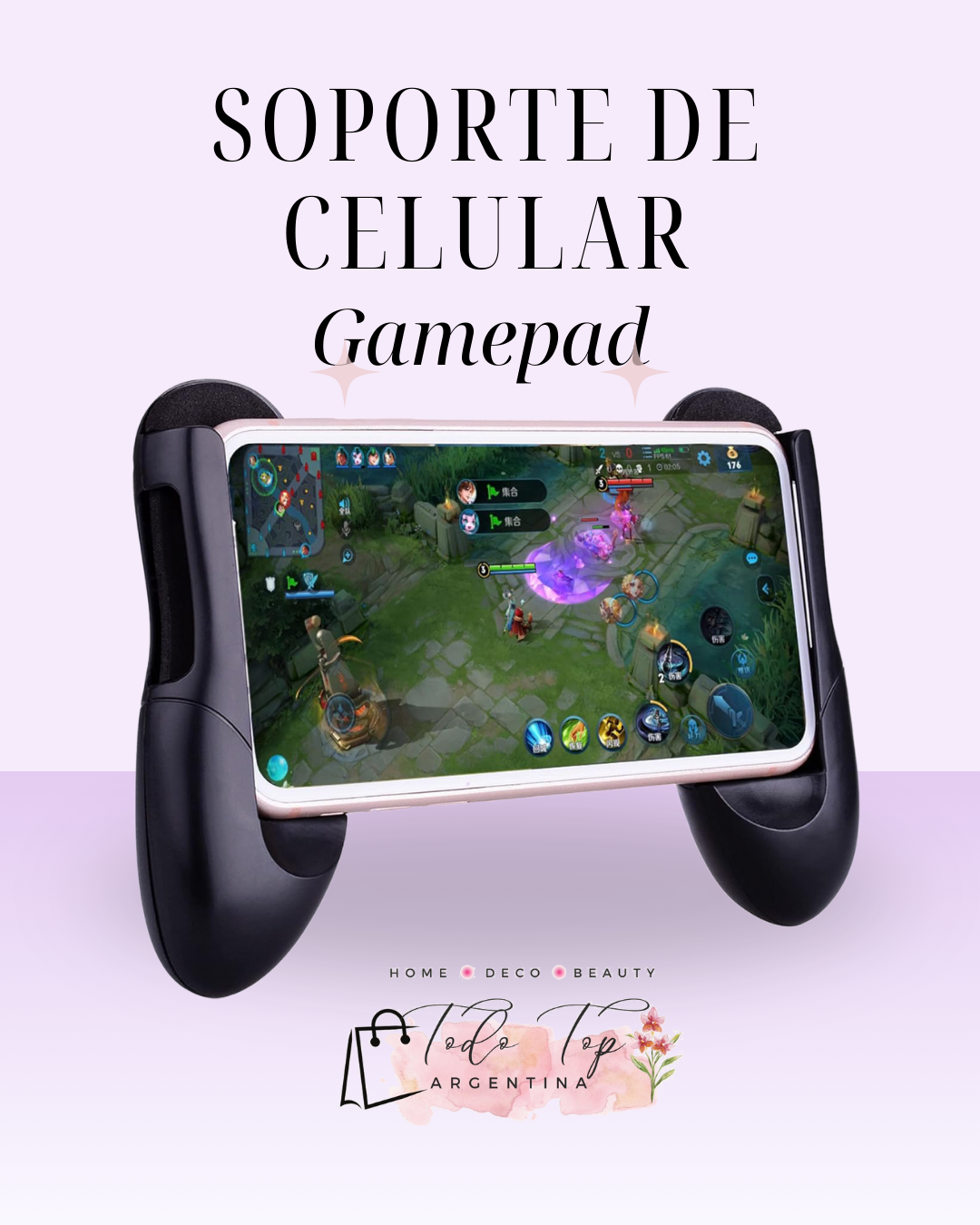 Soporte de Celular Gamepad – Comodidad y Estilo para Gaming y Streaming